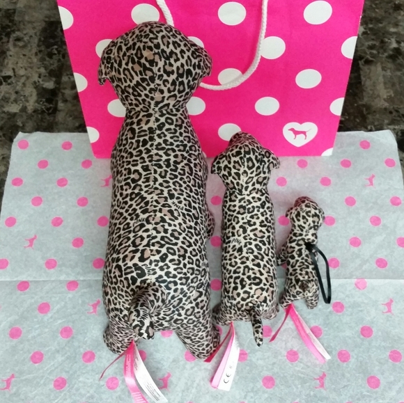 SOLD✔️ Victoria's Secret Cheetah Dog Set ⭐RARE⭐ - Picture 3 of 10